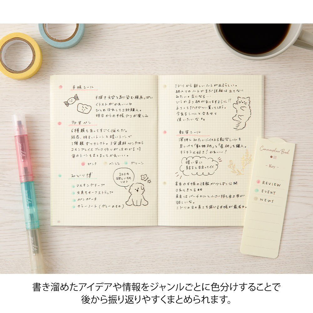 MIDORI Join Dots 3-Colour Marking Pen