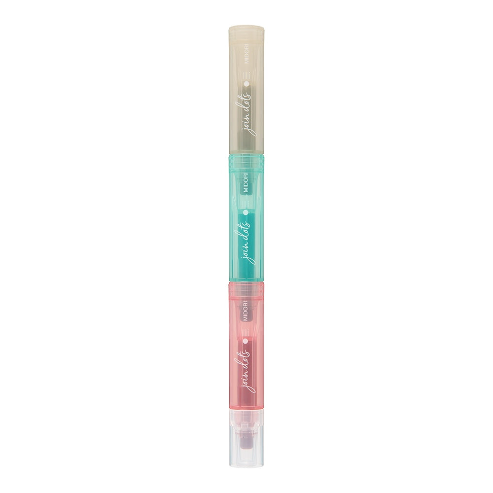 MIDORI Join Dots 3-Colour Marking Pen