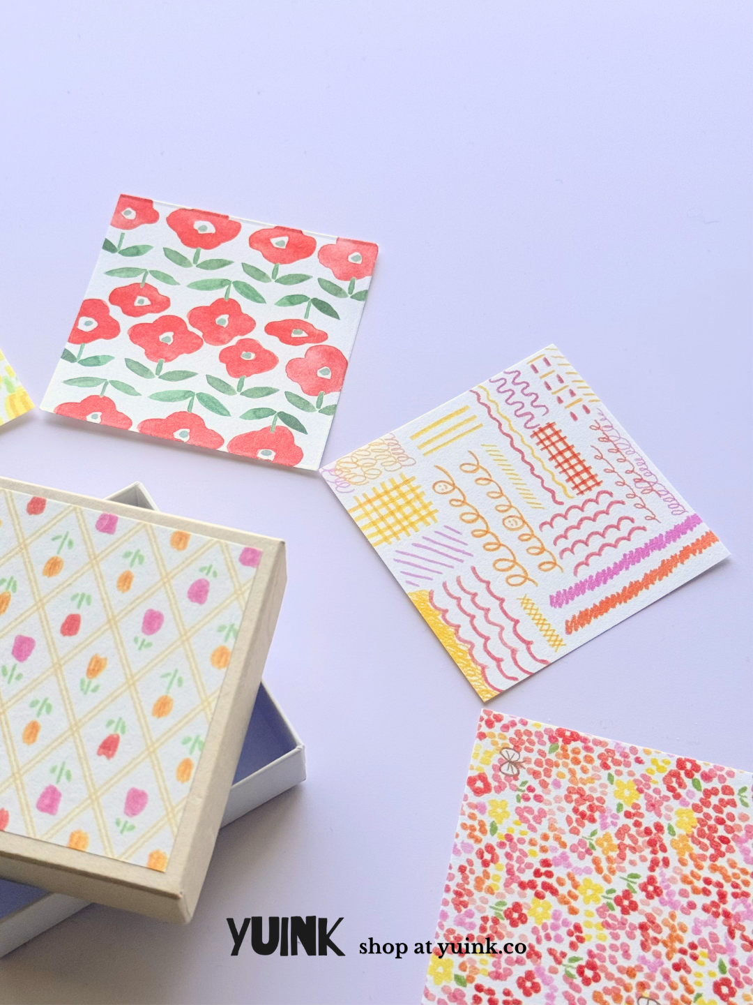 FURUKAWA SHIKO Origami Paper Set - Small Box Warm Colour