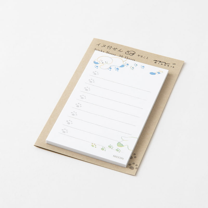 MIDORI To-Do Sticky Notes - Dog