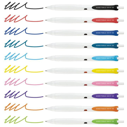 KOKUYO Good Tools Ballpoint Pen - Black 0.5mm
