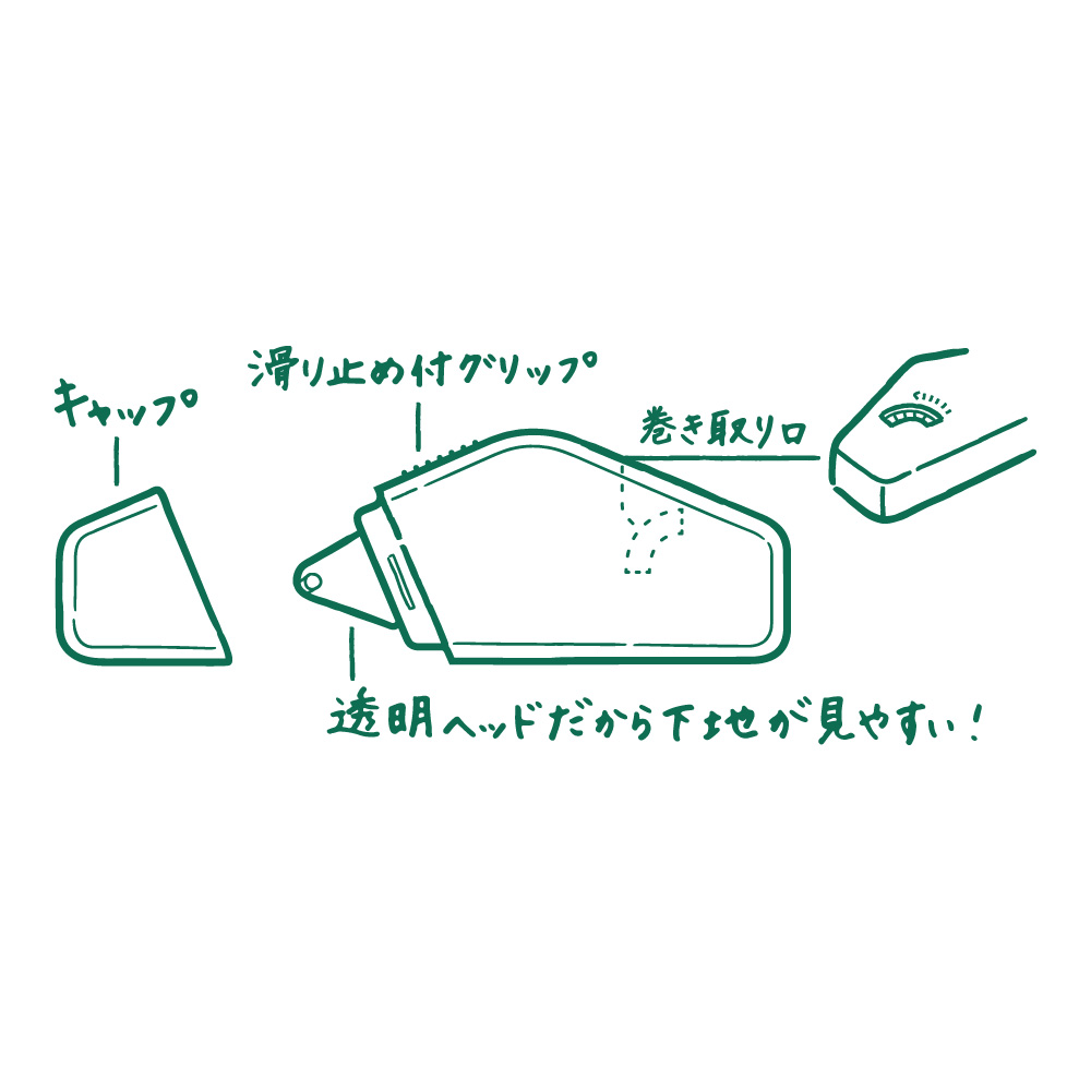 MIDORI XS Glue Tape - Black
