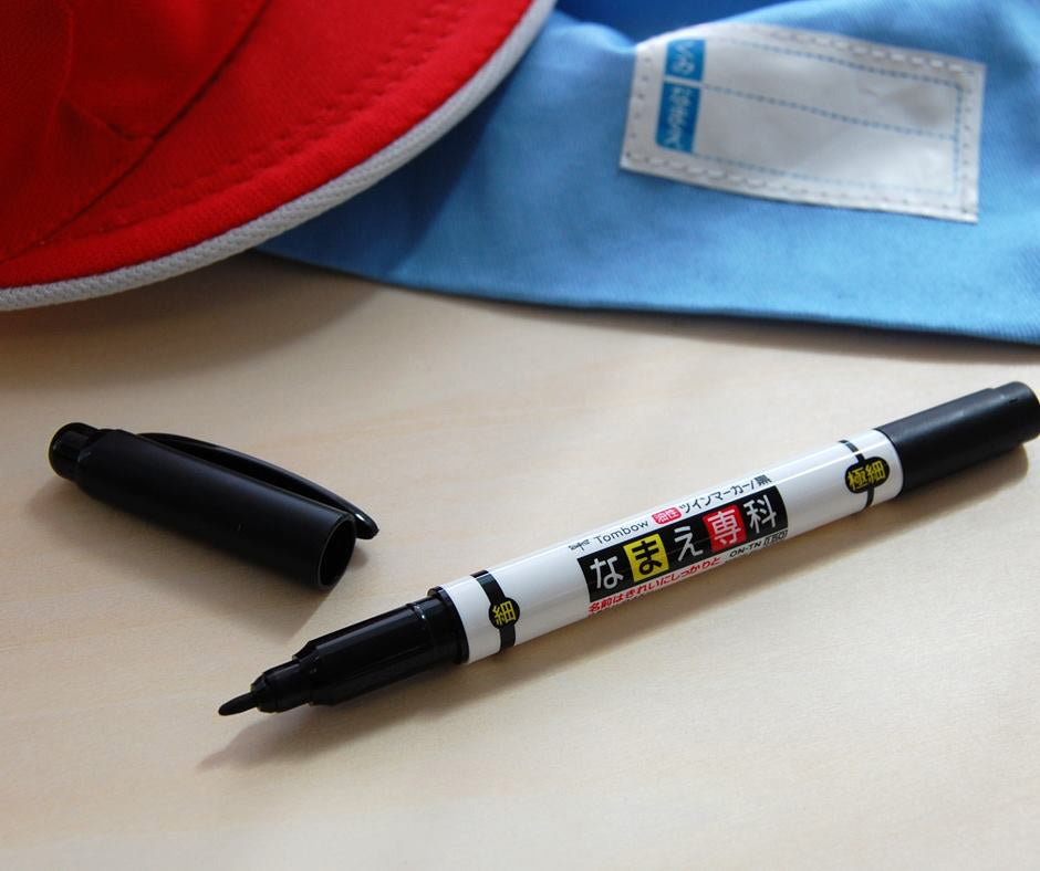 TOMBOW Twin Tip Name & Fabric Marker - Black
